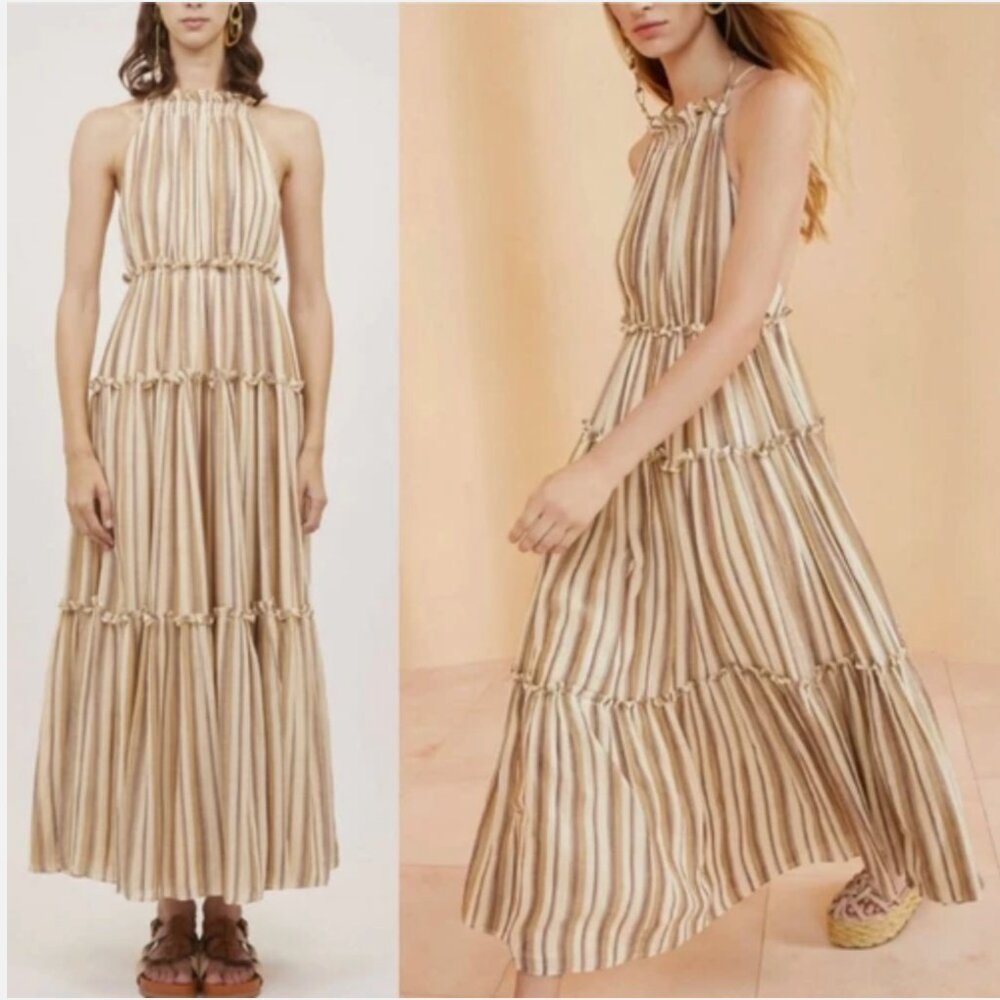 Ulla Johnson Giulietta Dress in Positano Stripe